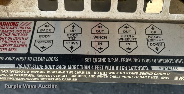 image for item FB9407 2019 Freightliner Business Class M2 rollback truck