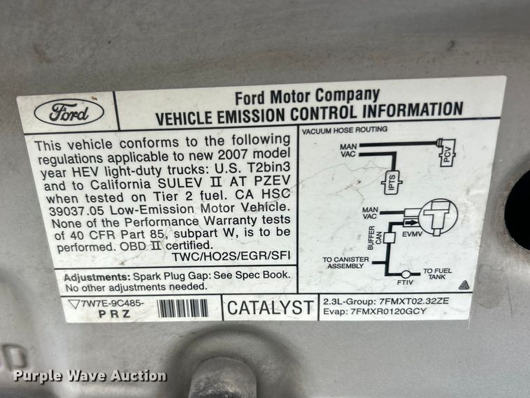 image for item FC5143 2007 Ford Escape Hybrid SUV