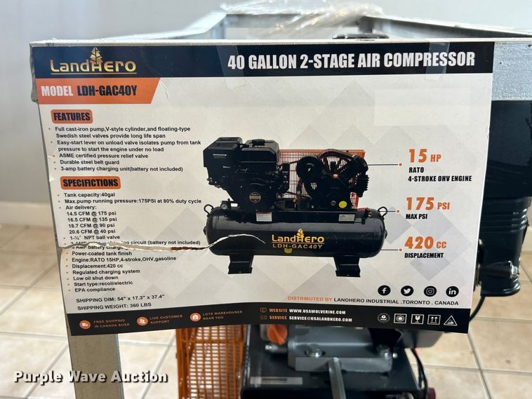 image for item FC5147 Land Hero LDH-GAC40Y air compressor
