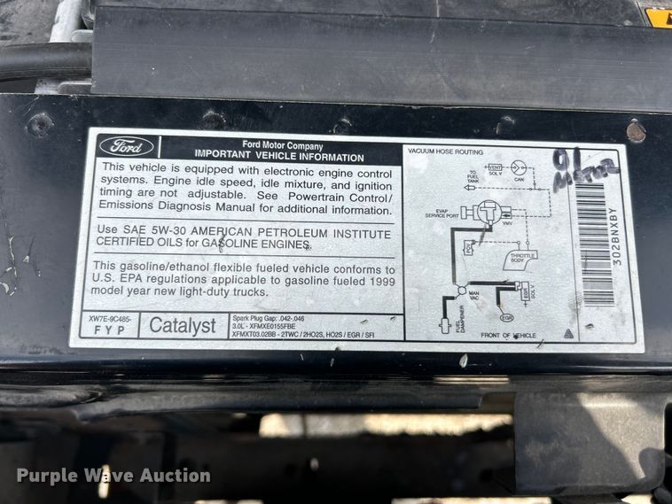 image for item FC5148 1999 Ford Ranger XLT Ext. Cab pickup truck