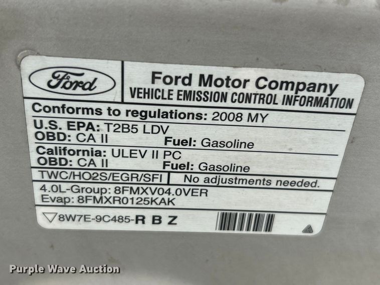 image for item FC5149 2008 Ford Mustang 