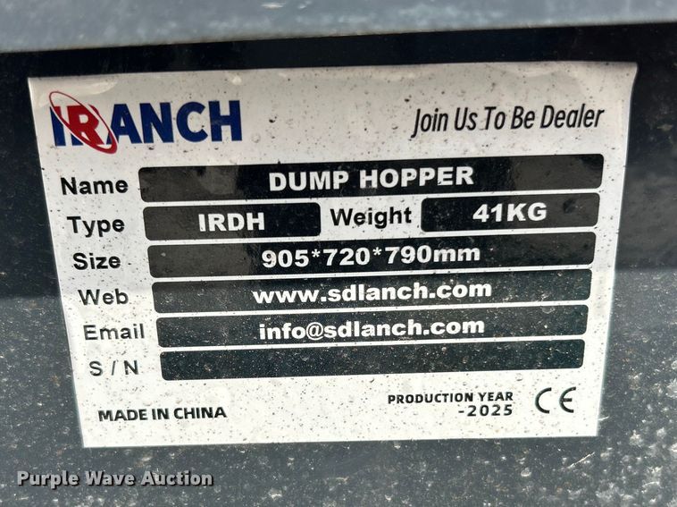 image for item FC5152 (4) IRANCH dump hoppers