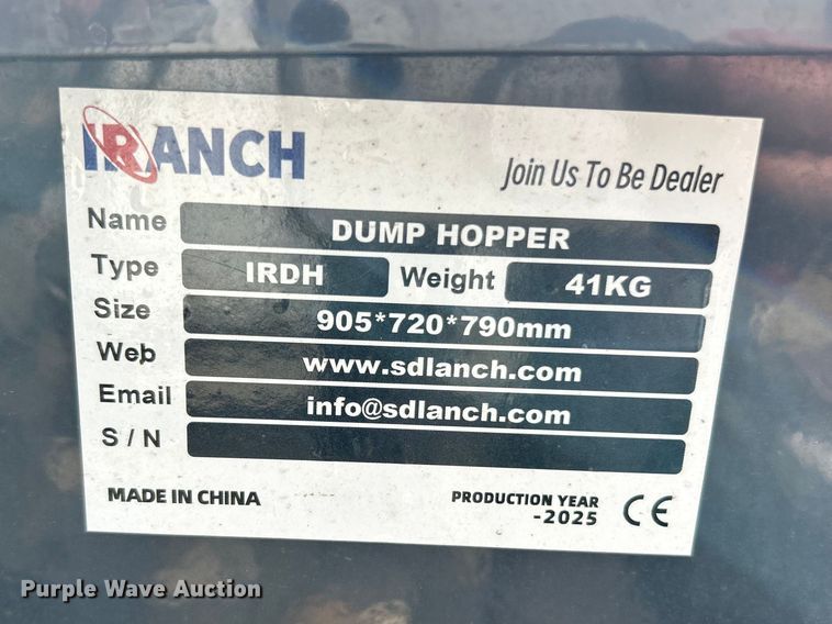 image for item FC5152 (4) IRANCH dump hoppers