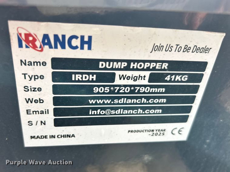 image for item FC5152 (4) IRANCH dump hoppers