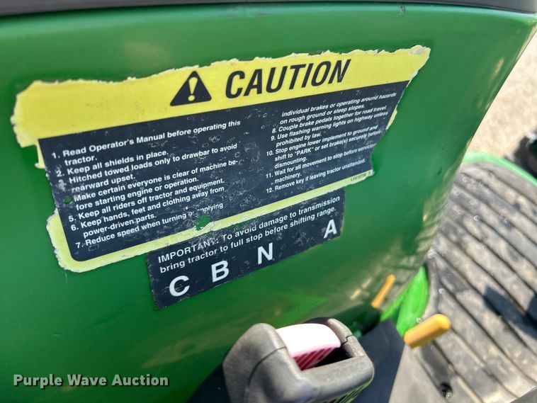 image for item FC5157 2001 John Deere 4300 MFWD tractor