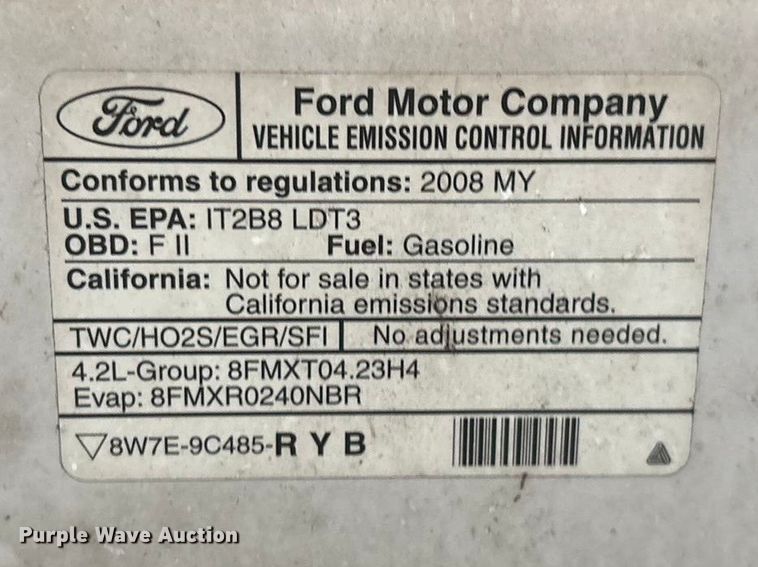 image for item FG0120 2008 Ford F150 pickup truck