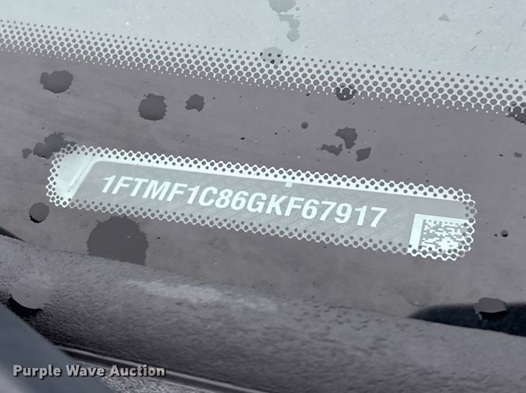 image for item FG0125 2016 Ford F150 pickup truck