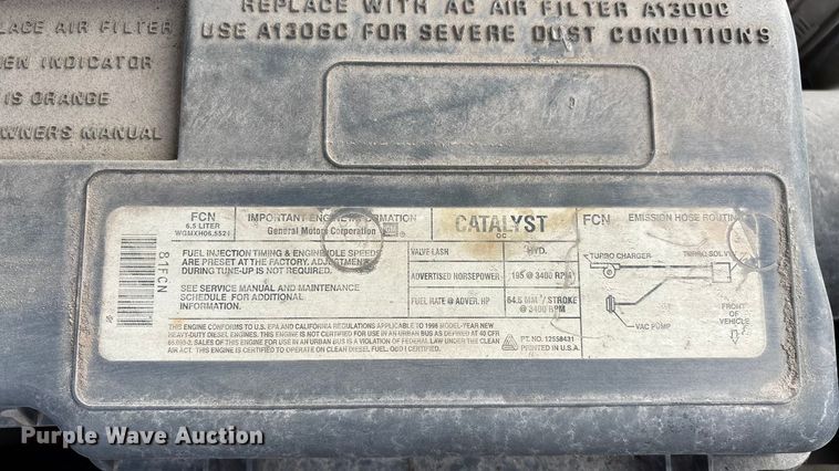 image for item FG0137 1998 Chevrolet K2500 pickup truck