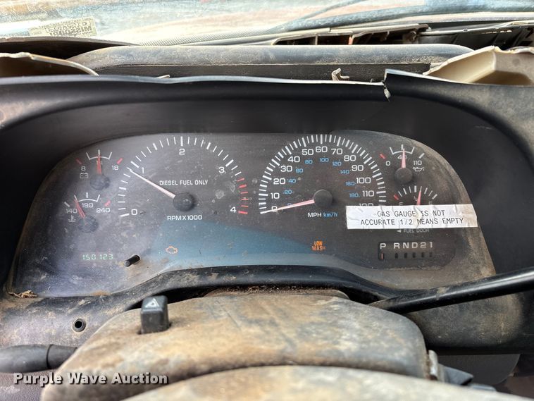 image for item FG0140 2000 Dodge Ram 3500 flatbed pickup truck