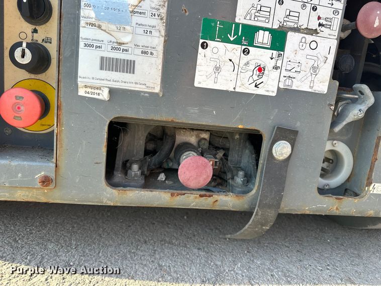 image for item FG2784 2016 Skyjack SJ12 scissor lift