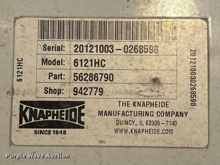 image for item FG2790 Knapheide 6121HC utility truck bed