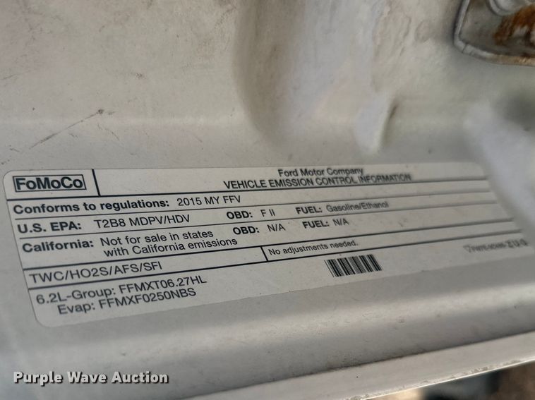 image for item FK1714 2015 Ford F350 Super Duty pickup truck