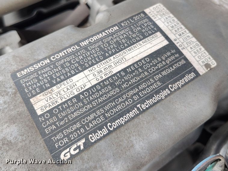 image for item IH9454 2016 UniCarriers PF50 forklift