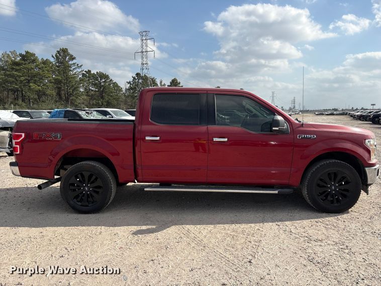 image for item YA1874 2018 Ford F150 Crew Cab pickup truck