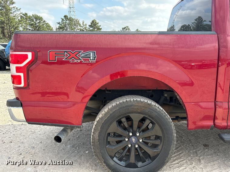 image for item YA1874 2018 Ford F150 Crew Cab pickup truck