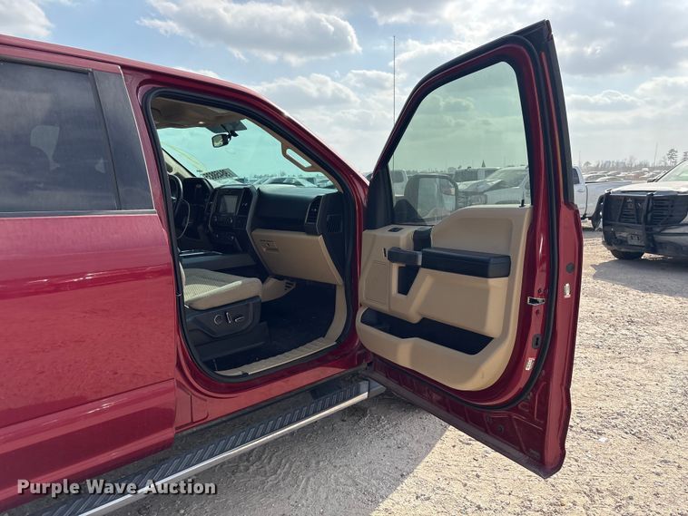 image for item YA1874 2018 Ford F150 Crew Cab pickup truck