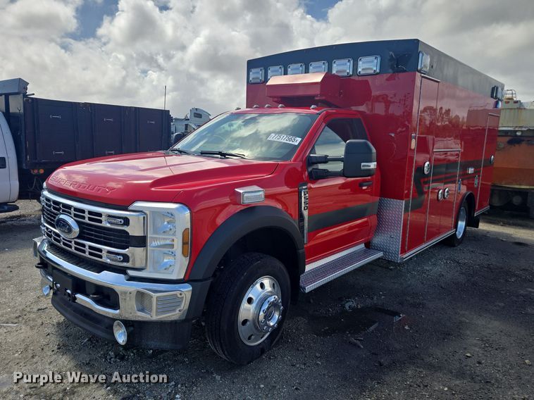 image for item YA2584 2024 Ford F550 Super Duty ambulance