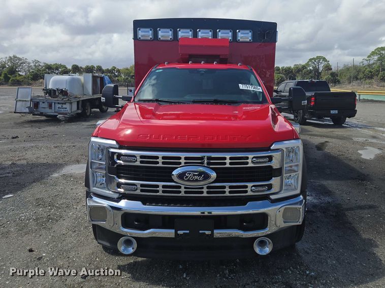 image for item YA2584 2024 Ford F550 Super Duty ambulance
