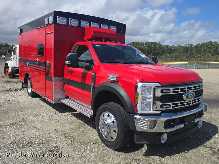 image for item YA2584 2024 Ford F550 Super Duty ambulance