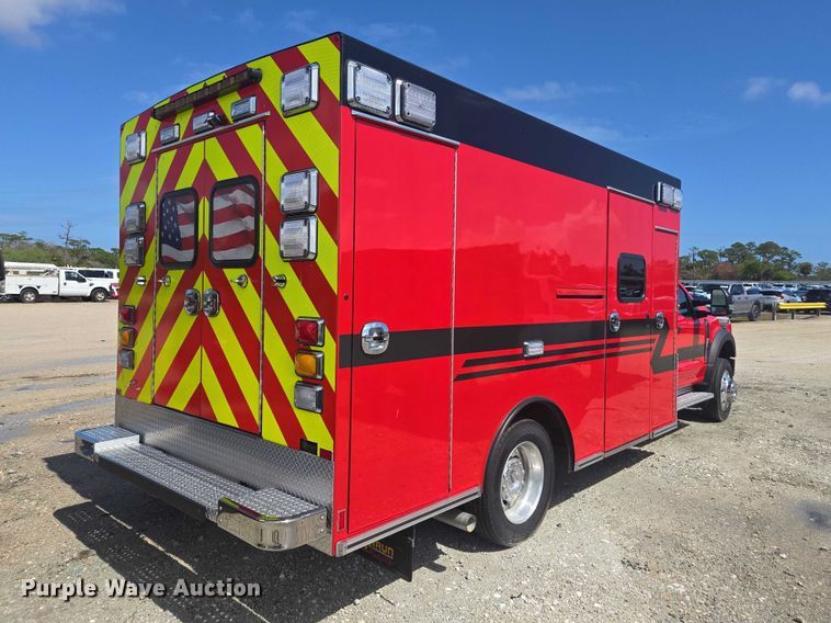 image for item YA2584 2024 Ford F550 Super Duty ambulance