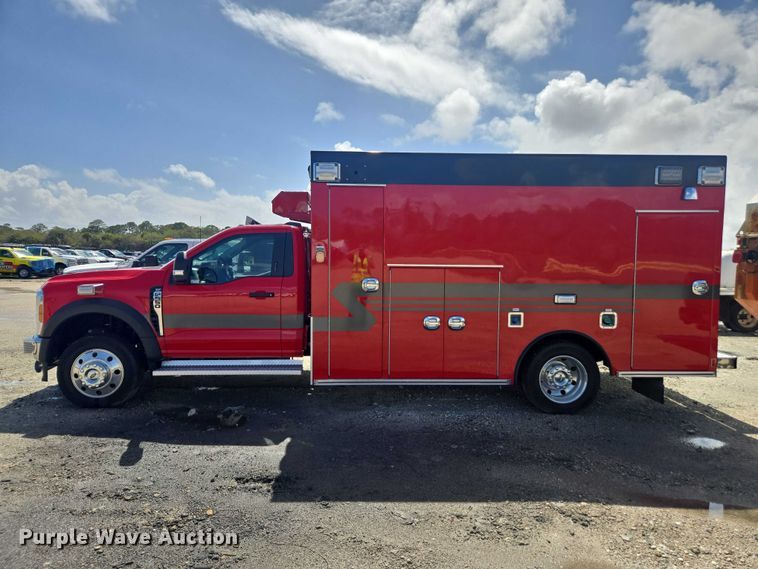 image for item YA2584 2024 Ford F550 Super Duty ambulance