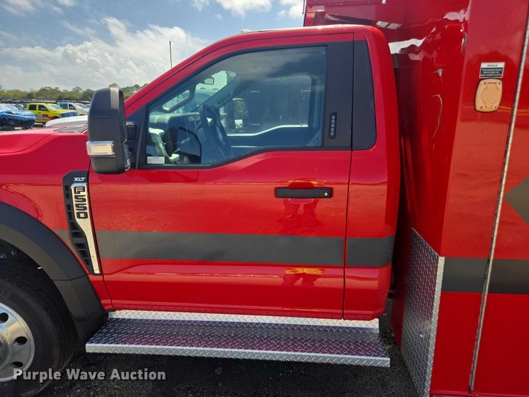 image for item YA2584 2024 Ford F550 Super Duty ambulance
