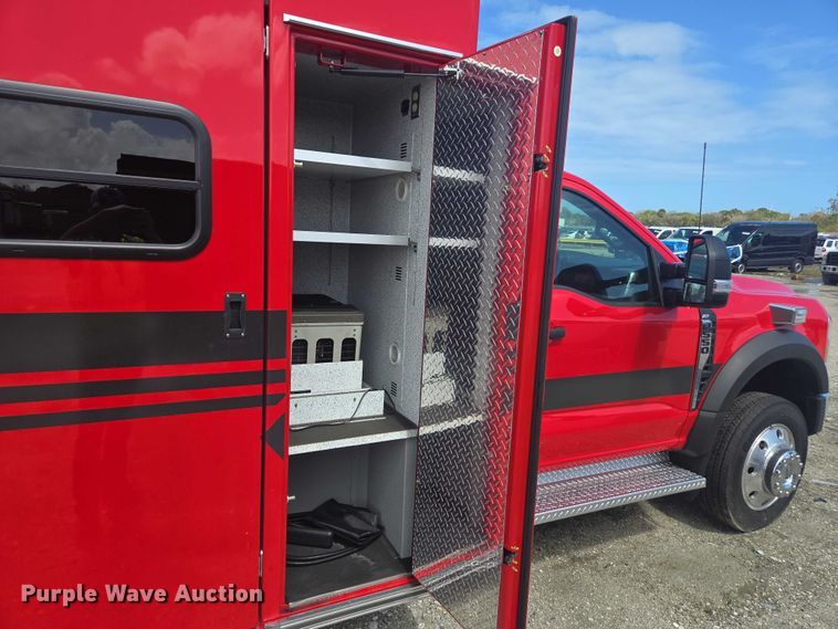 image for item YA2584 2024 Ford F550 Super Duty ambulance