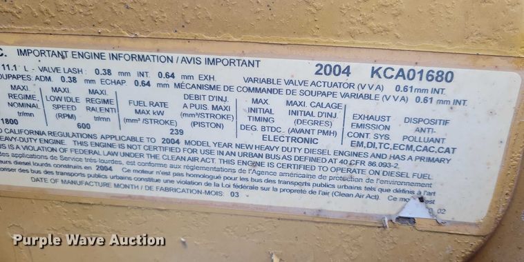 image for item EA2819 2005 Peterbilt 379 dump truck