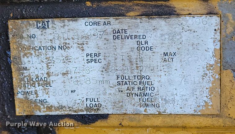 image for item EA2822 1995 Peterbilt 357 dump truck