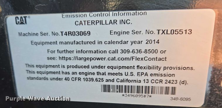 image for item EB1275 2015 Caterpillar 740B articulated haul truck