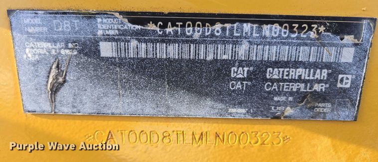 image for item EB1278 2011 Caterpillar D8T dozer