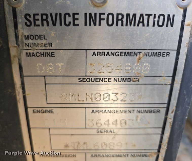 image for item EB1278 2011 Caterpillar D8T dozer