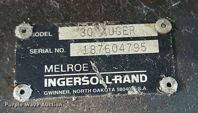 image for item FK1531 Ingersoll Rand 30 Auger skid steer auger