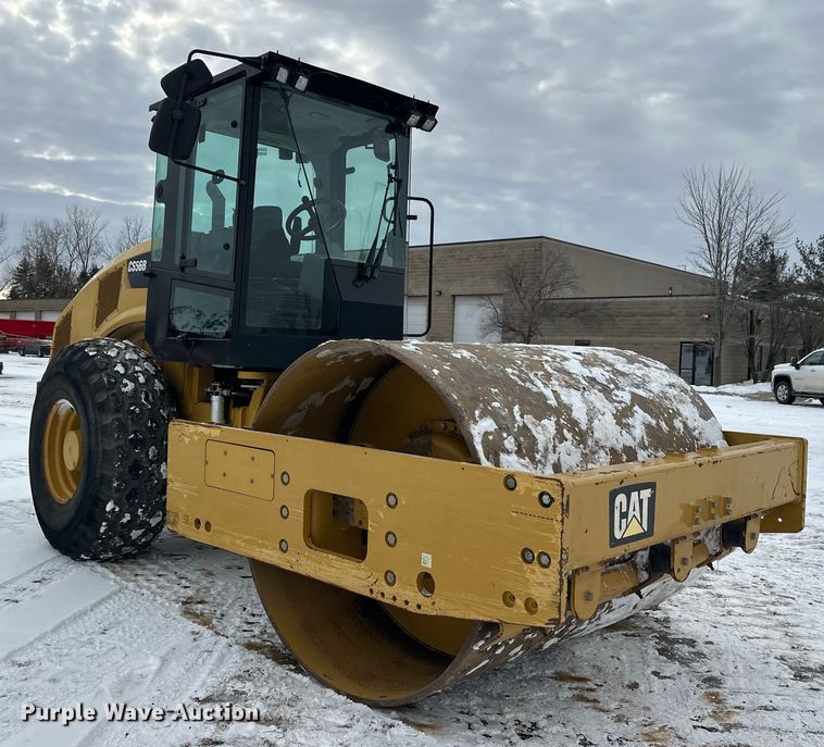 image for item FK1537 2012 Caterpillar CS56B single drum vibratory roller