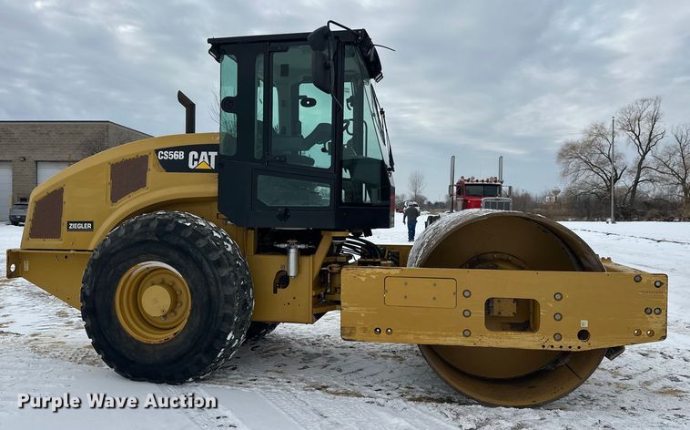 image for item FK1537 2012 Caterpillar CS56B single drum vibratory roller