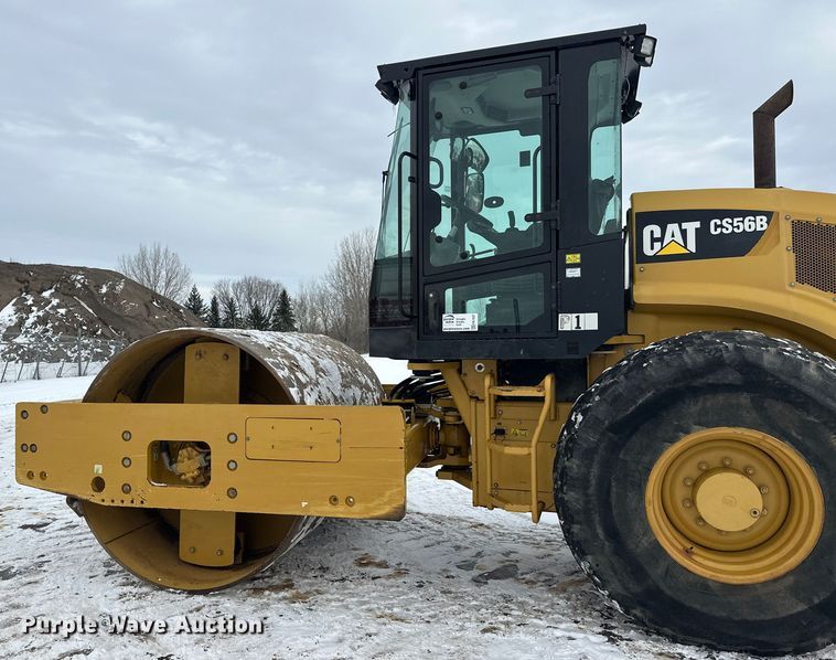 image for item FK1537 2012 Caterpillar CS56B single drum vibratory roller