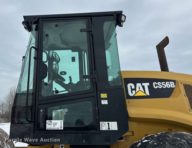 image for item FK1537 2012 Caterpillar CS56B single drum vibratory roller