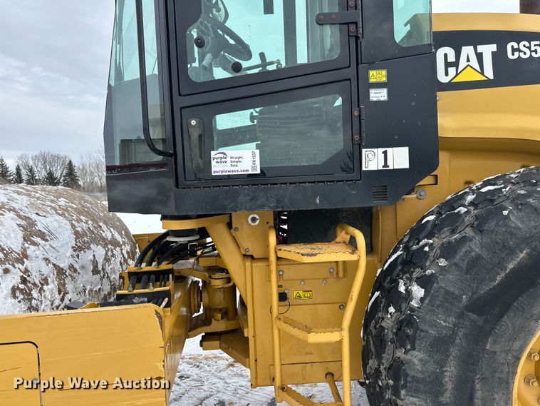 image for item FK1537 2012 Caterpillar CS56B single drum vibratory roller