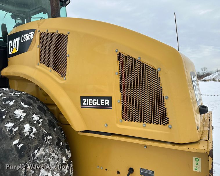 image for item FK1537 2012 Caterpillar CS56B single drum vibratory roller