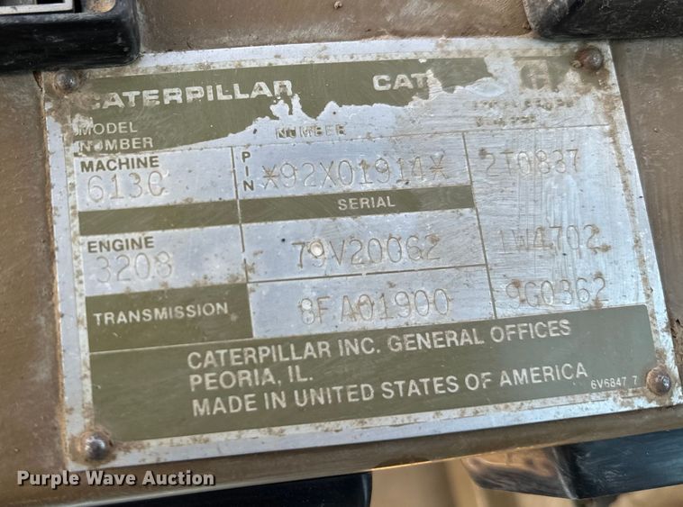 image for item FK1541 1990 Caterpillar 613C elevating scraper