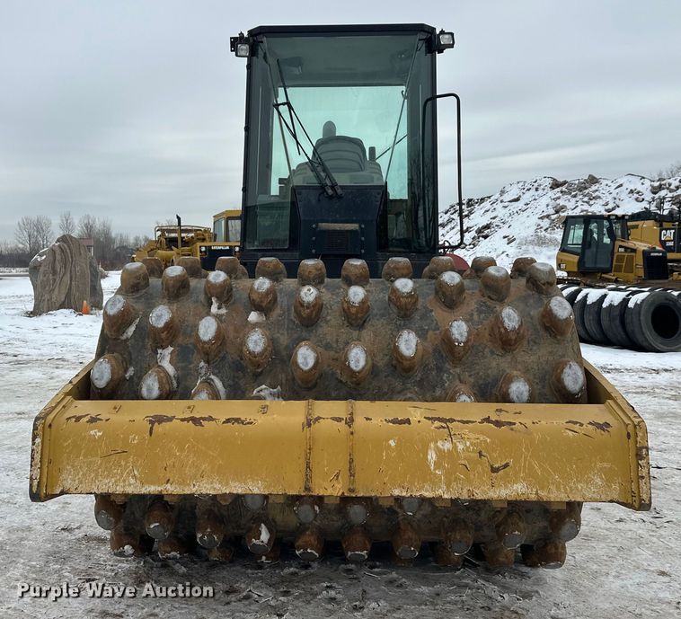 image for item FK1544 2010 Caterpillar CP56 single drum vibratory roller