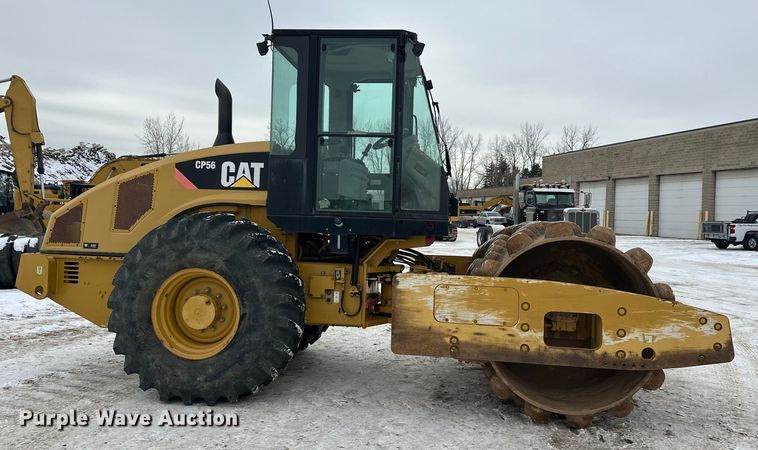 image for item FK1544 2010 Caterpillar CP56 single drum vibratory roller