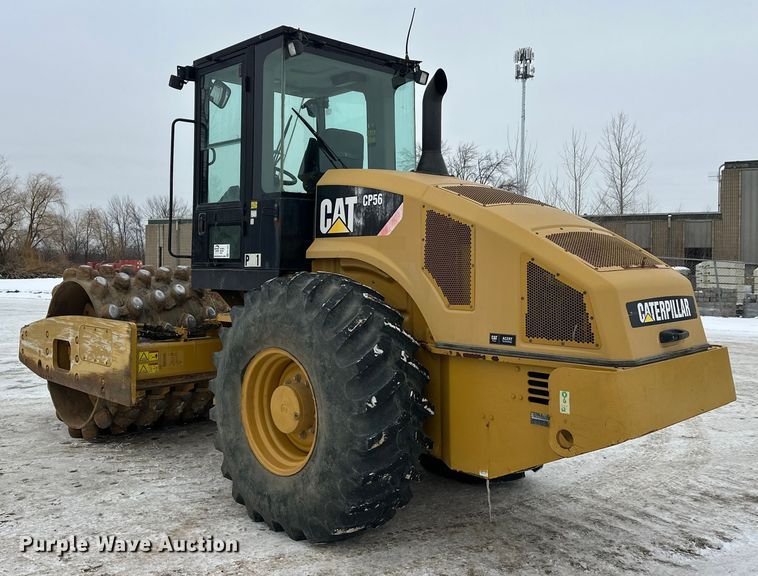 image for item FK1544 2010 Caterpillar CP56 single drum vibratory roller