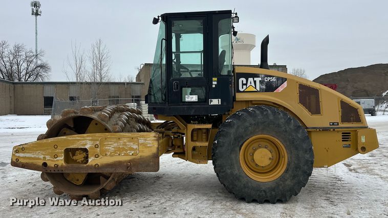 image for item FK1544 2010 Caterpillar CP56 single drum vibratory roller