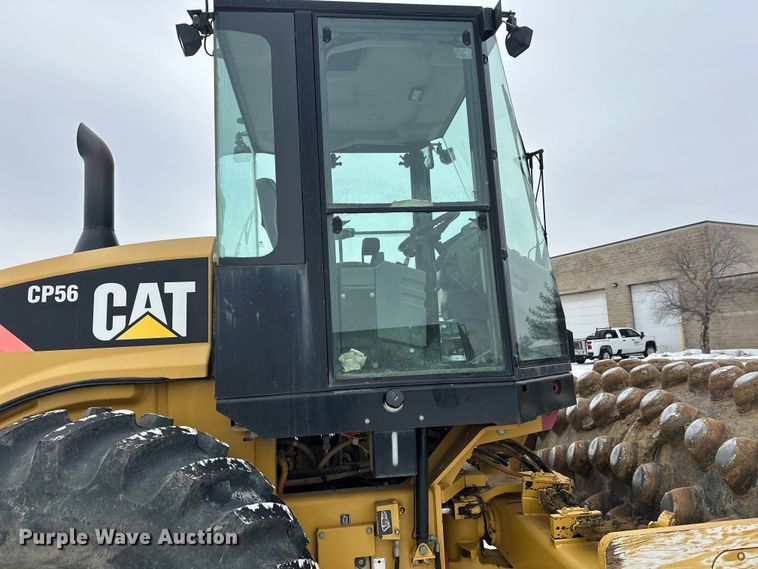 image for item FK1544 2010 Caterpillar CP56 single drum vibratory roller