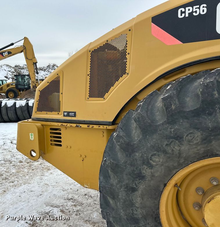 image for item FK1544 2010 Caterpillar CP56 single drum vibratory roller