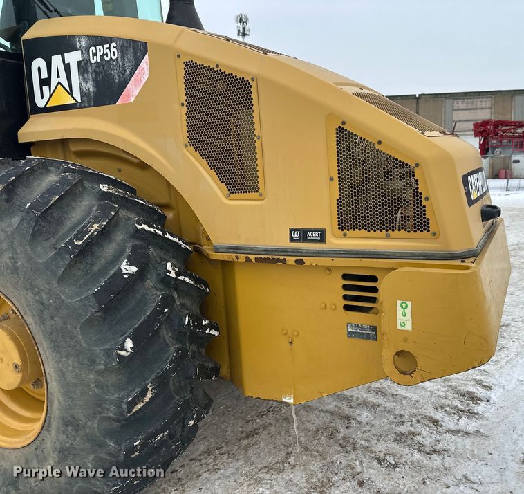 image for item FK1544 2010 Caterpillar CP56 single drum vibratory roller