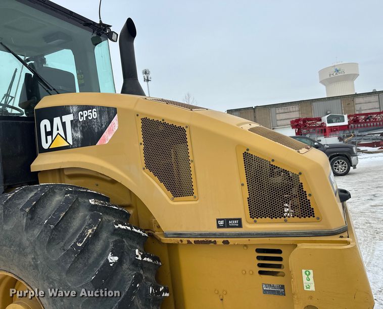 image for item FK1544 2010 Caterpillar CP56 single drum vibratory roller