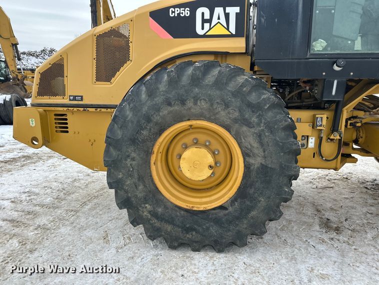 image for item FK1544 2010 Caterpillar CP56 single drum vibratory roller
