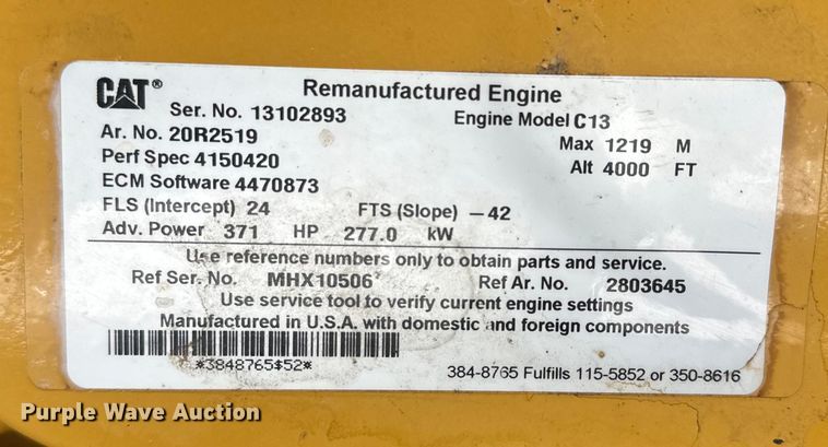 image for item FK1547 2008 Caterpillar 345C excavator